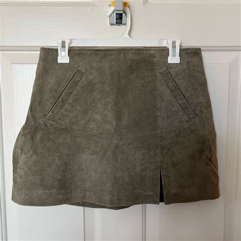 blanknyc suede skirt|blanknyc leather skirt 73k 0104no.